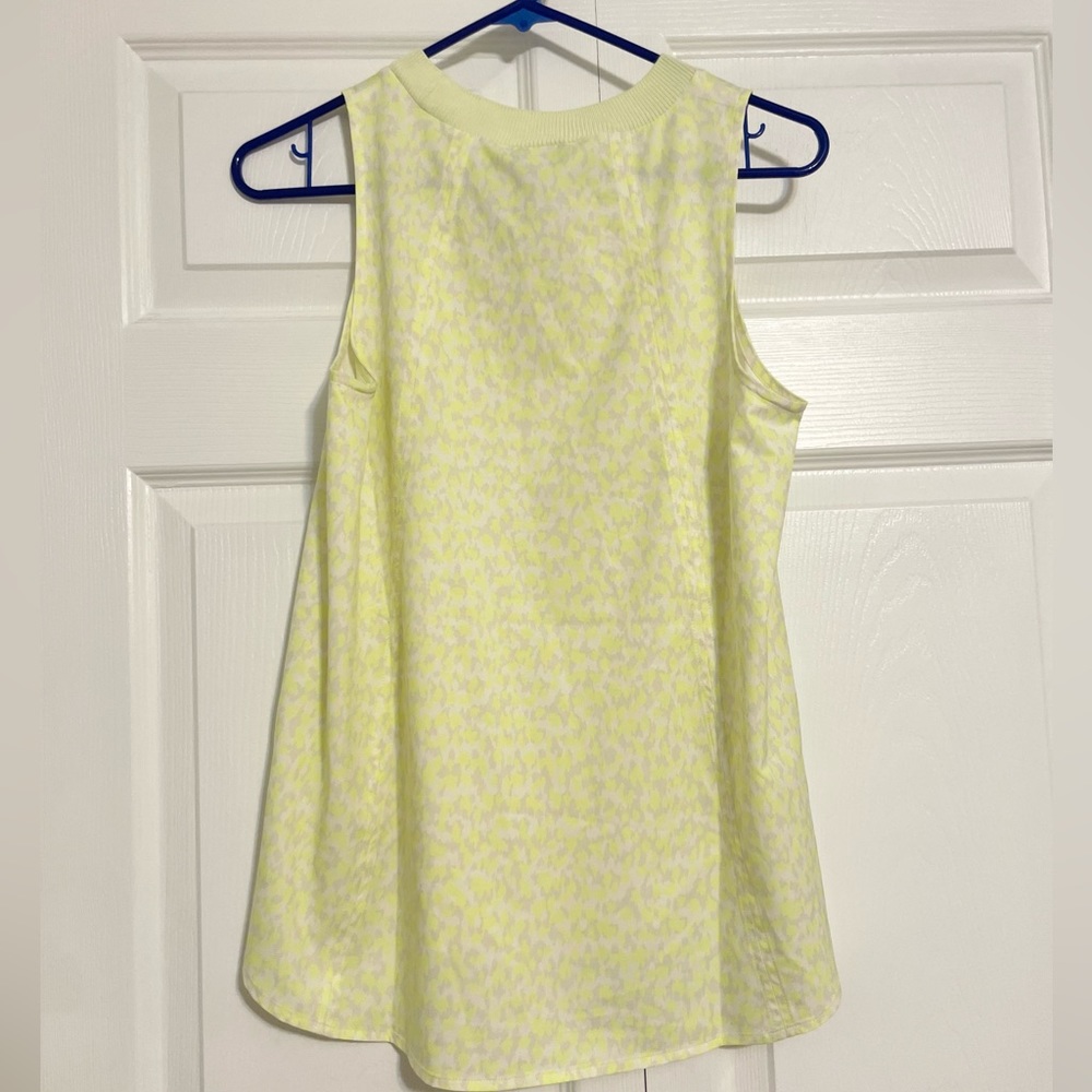 Athleta Zephyr Refined Tank in Yellow Leopard - Picture 6 of 6